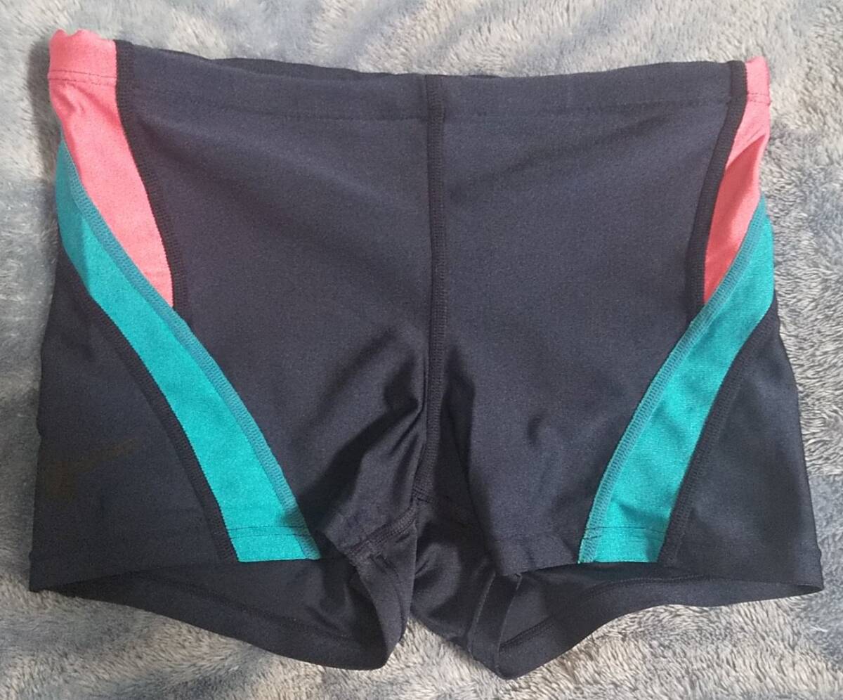 ミズノ製 スイミングスクール水着 小学生 男子 男児 少年 紺色 競泳タイプ Mサイズ アサヒスイミング拍卖