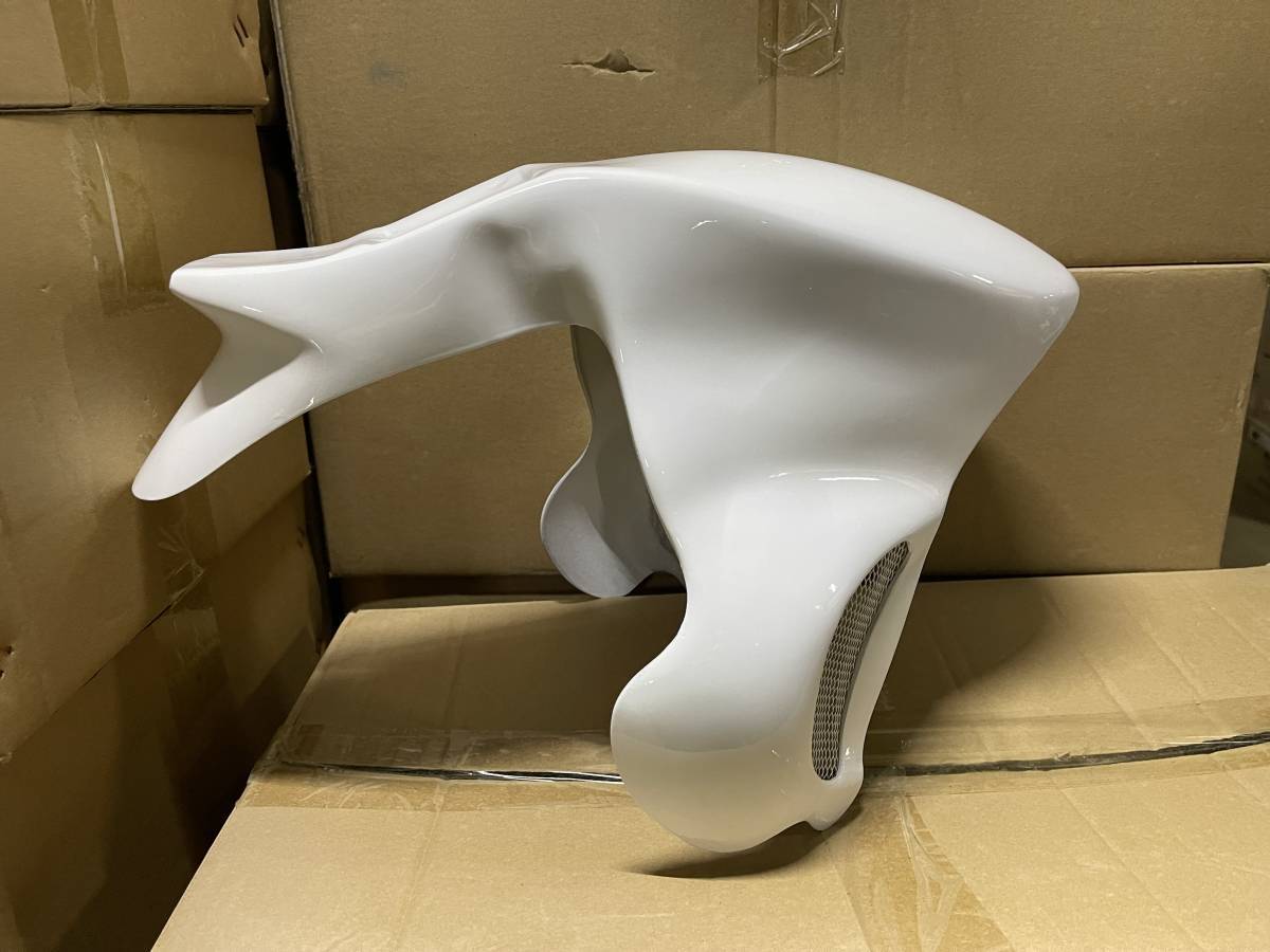 CBR400F フロントフェンダー 白/汎用 エアロシャーク フェンダー CBX400F BEET CBX550F ゼファーXJR400 メッシュフェンダー 外装 拍卖