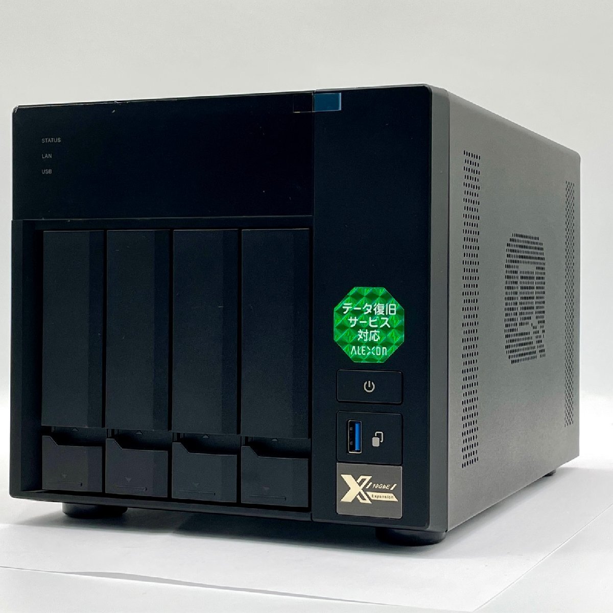 【Q1313】ジャンク ALEXON NAS-473eG ( QNAP TS-473 OEM ファームウェア書換品 ) 8GB / HDD無し 動作確認済み クリーニング済み拍卖