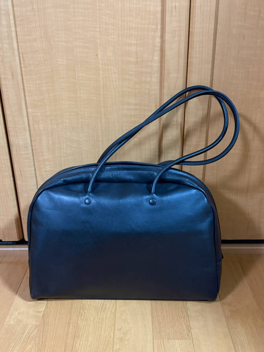 中川政七商店 牛革 ボストンバッグ 黒拍卖