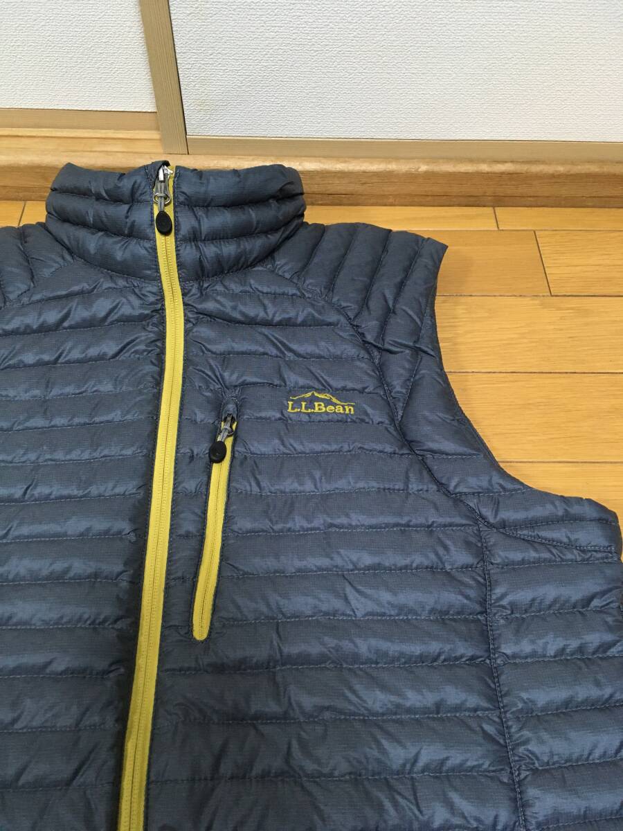 エルエルビーン 良色 ダウン ベスト グレー イエロー LLBEAN アウトドア GO OUT キャンプ ビーン トート BOAT デラックス ウルトラ 軽量拍卖