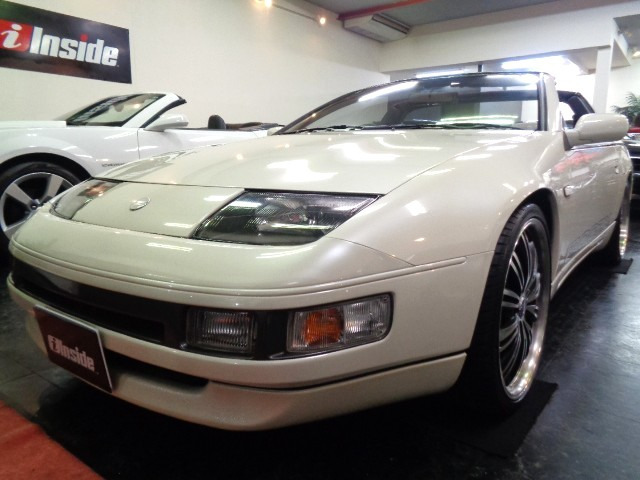 返金保証付:平成4年 フェアレディZコンバーチブル 3.0 300ZX VG30DEV6エンジン純正5MTミッション4本出しマフラー拍卖