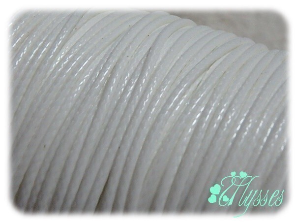 ★アクセ★564★ミルキーホワイトポリエステルワックスコード★5m★説明文・自己紹介は必ずお読みください拍卖