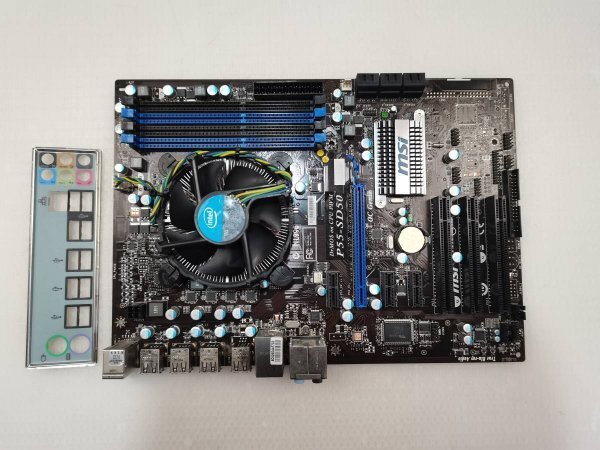 【中古パーツ】BIOS確認のみ、MSI P55-SD50 マザーボード LGA1156 ■MB214拍卖