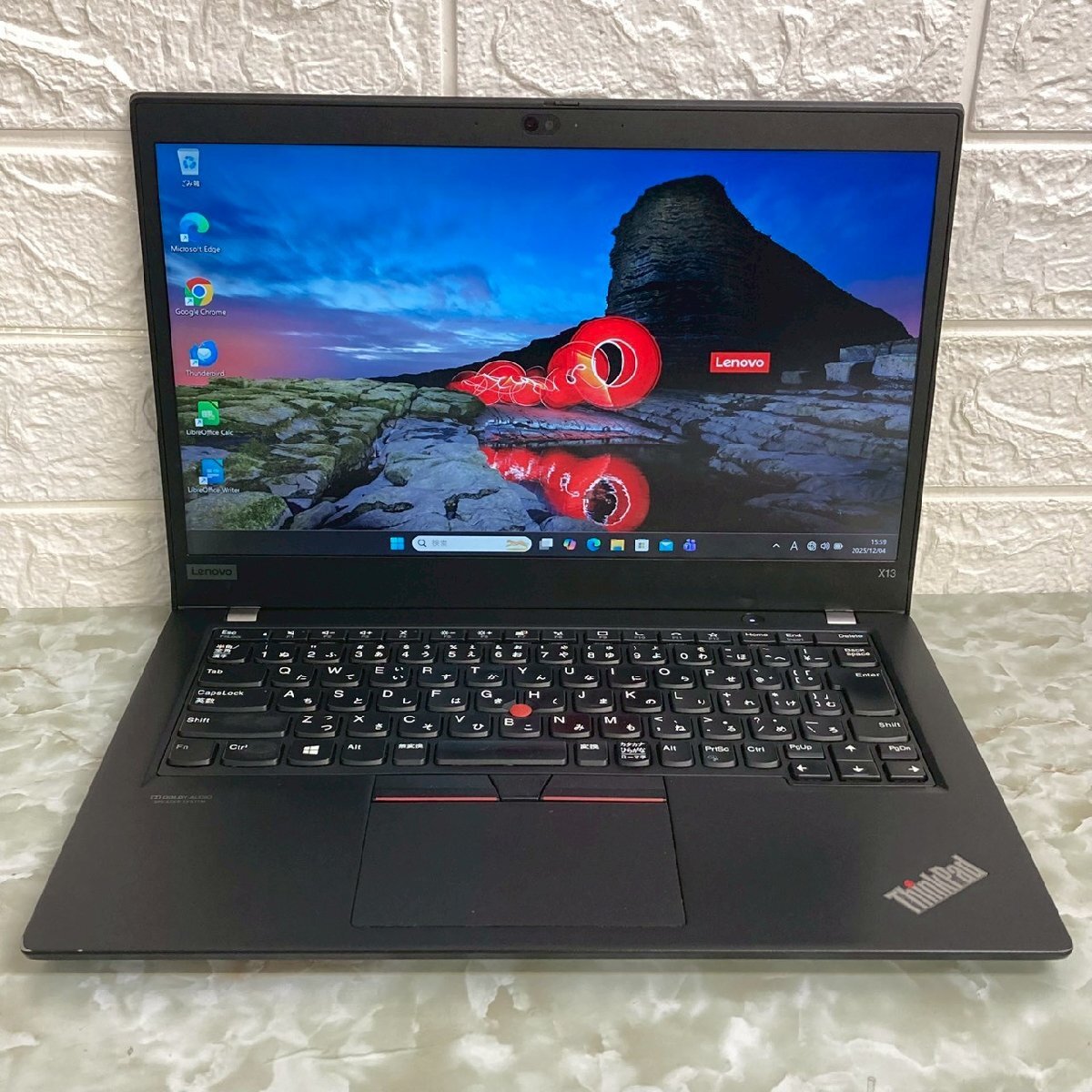 1円~ ●LENOVO ThinkPad X13 Gen1 / 第10世代 Core i5 10210U (1.60GHz) / メモリ 8GB / NVMe SSD 256GB / 13.3型 FHD / Win11 Pro 64bit拍卖