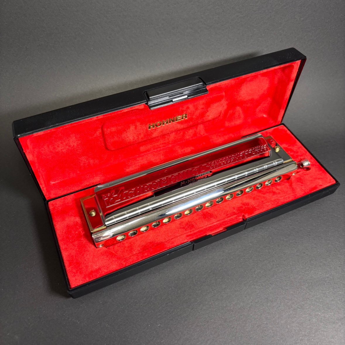 【41】HOHNER ホナー ハーモニカ Chromonica 280C ケース入り ドイツ製 楽器 コレクション ヴィンテージ品拍卖