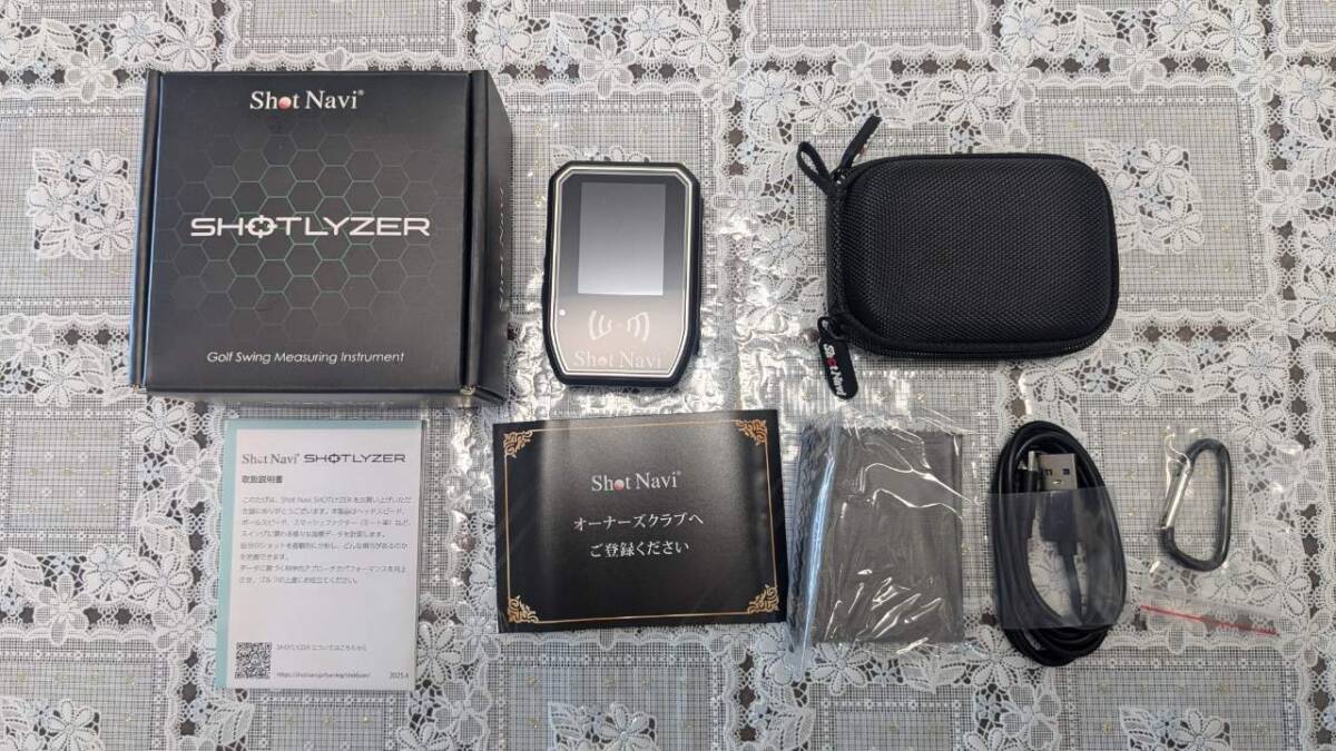 ショットナビSHOTLYZERショットライザーポータブルスイングスピードモニター計測器拍卖