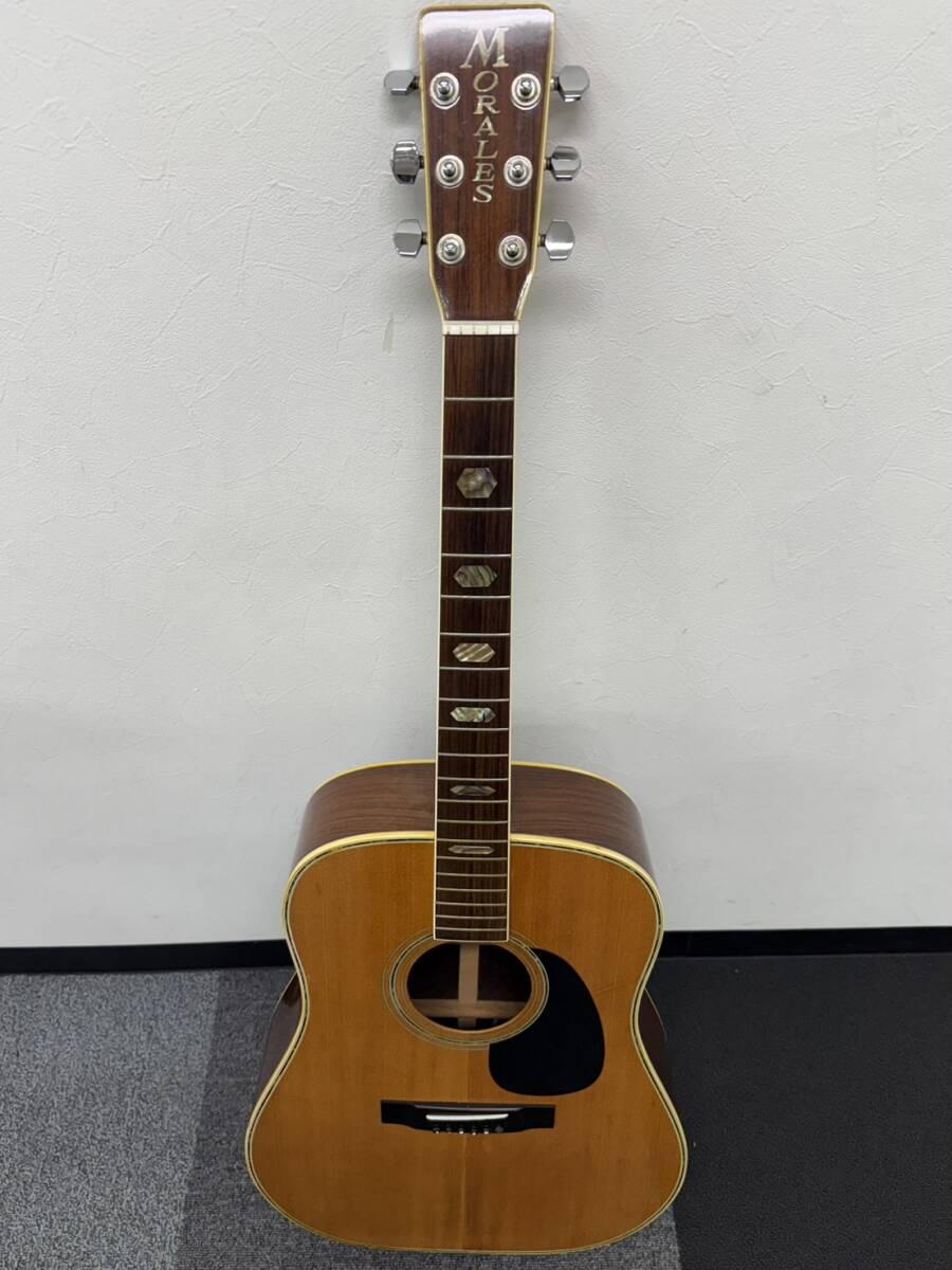 ◆ 1円スタート MORALES モラレス M30 アコースティックギター アコギ ギター 弦楽器 弦無し ヴィンテージ拍卖