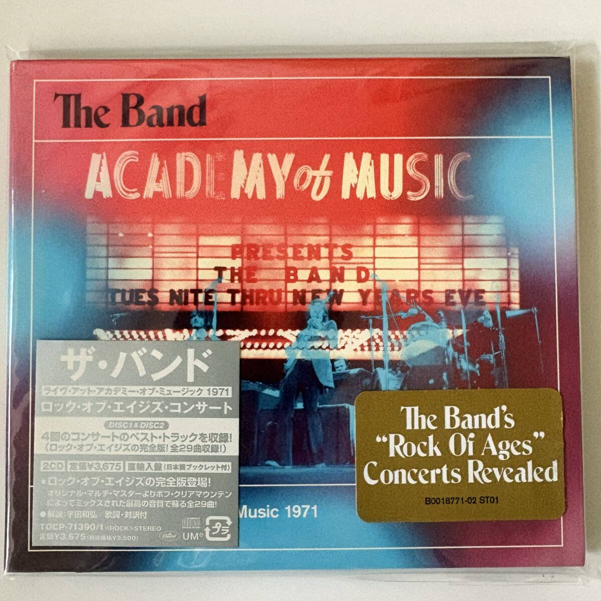 ザ・バンド/ロック・オブ・エイジズ・コンサート■2枚組CD 日本語ブックレット付 TOCP-71390/1拍卖