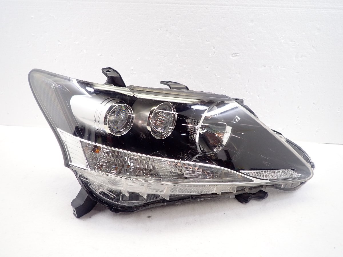 ジャンク品 レクサス HS250 ANF10 後期 ヘッドライト 右 右側 LED KOITO 75-15 刻印78 81110-75162 373169拍卖