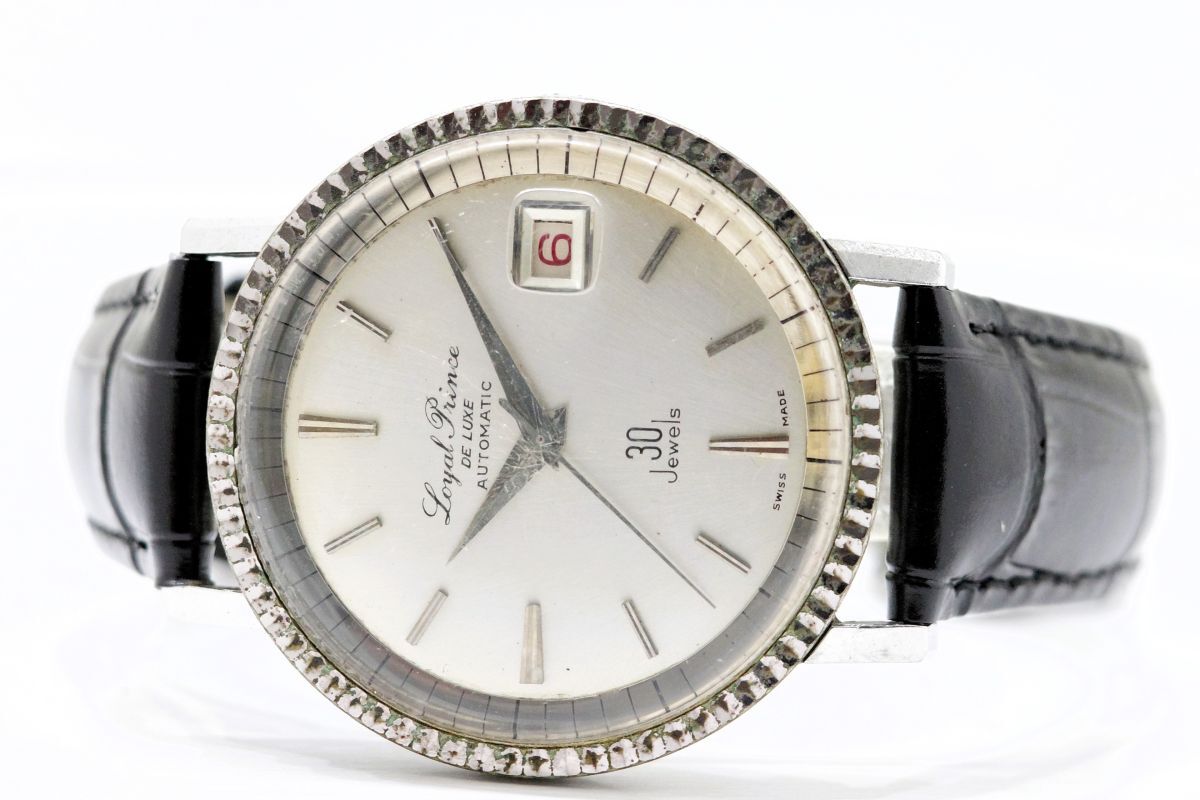 1267 Loyal Prince DE LUXE 30jewels AT Cal.1700/01 Ref.No.1/No21C ロイヤルプリンス デラックス 30石 機械式 自動巻き メンズ 腕時計拍卖