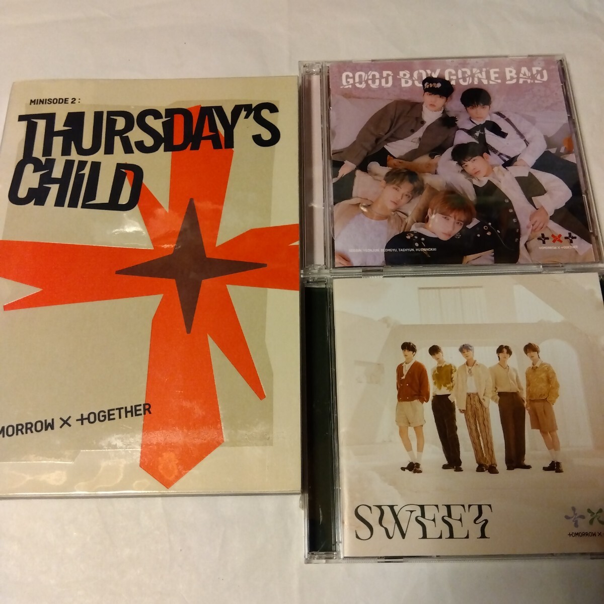 TOMORROW X TOGETHER THURSDAY'S CHILD SWEET GOOD BOY GONE BAD K-POP 韓国拍卖