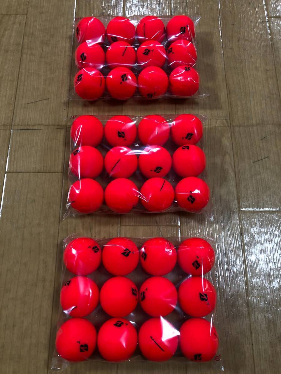 ・スピード発送 新品未使用 BRIDGESTONE GOLF(ブリヂストンゴルフ) e12 CONTACT 3ピース構造ボール マットレッド(1、2番のみ)3パック拍卖