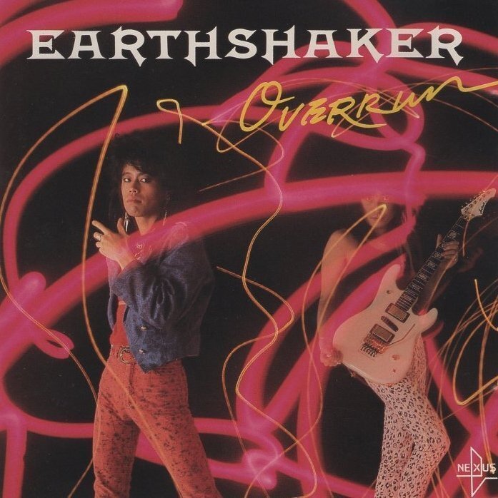 ◆EARTHSHAKER アースシェイカー / OVER RUN オーヴァーラン / 1986.08.21 / 5thアルバム / K32Y-2031拍卖