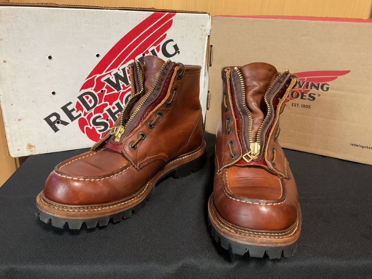 【ジッパー ソール カスタム】極上美品 RED WING 1907 アイリッシュセッター 7 1/2 D拍卖