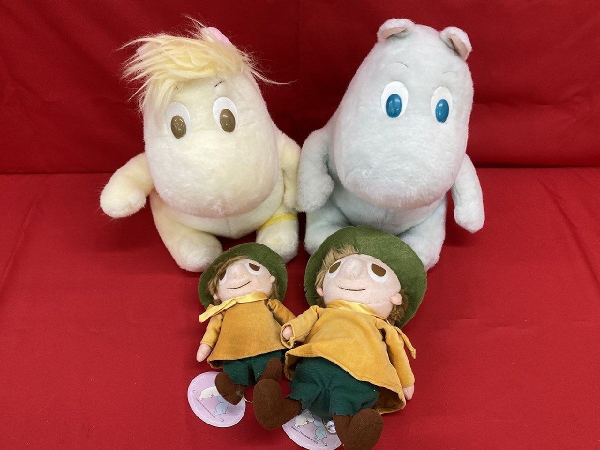 12-02-012 ● AT【送料無料】ムーミン フローレン スナフキン ぬいぐるみ 4点セット プレゼント インテリア コレクション 保管品拍卖