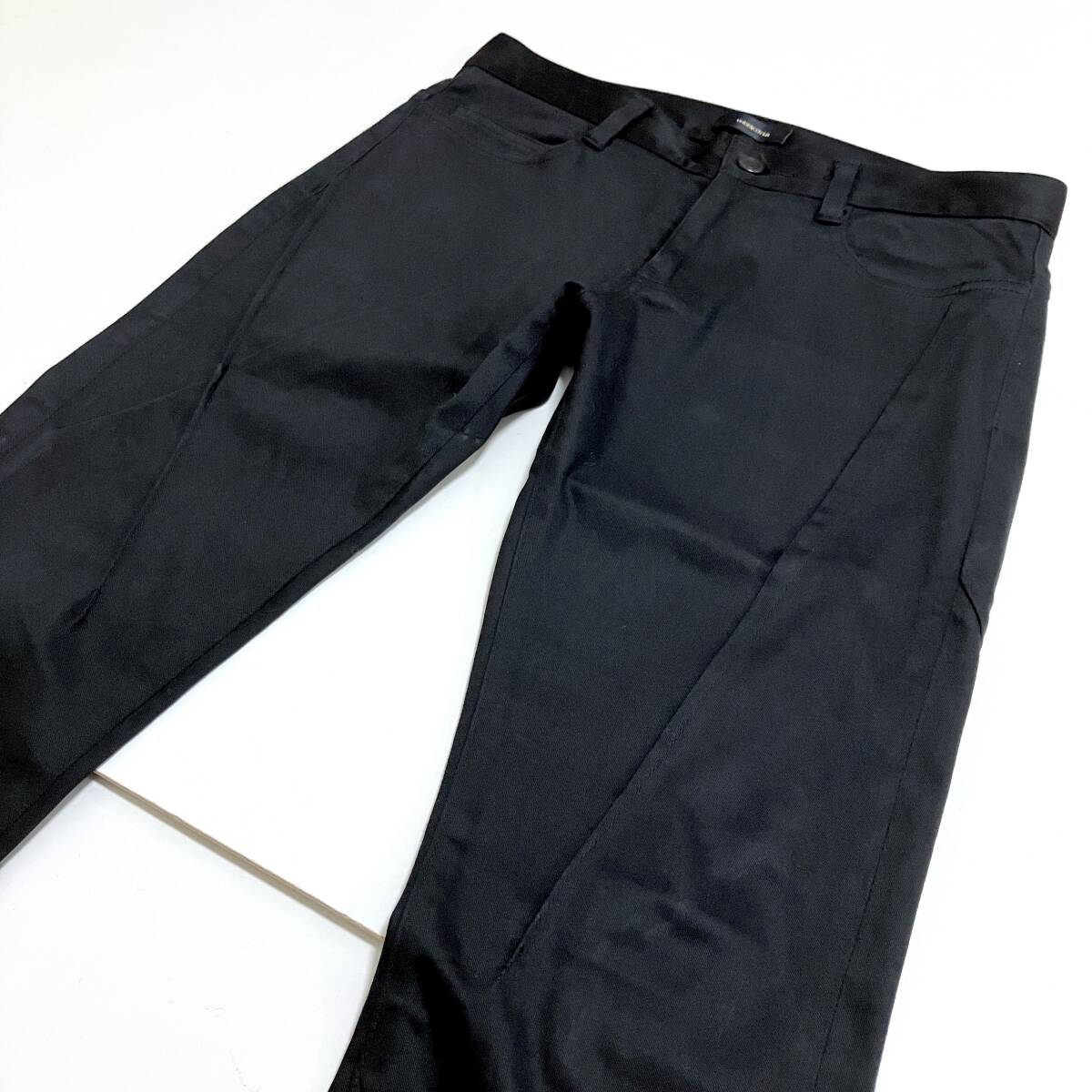 2016AW UNDERCOVER ダーツ 切替 ストレッチ スキニーパンツ ブラック 黒 レディース 1サイズ アンダーカバー スリム archive 2583拍卖