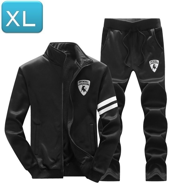 【人気商品】メンズセットアップ 上下セット ☆237 ブラック XLサイズ ジャージ スウェット お兄系 部屋着 おしゃれ拍卖