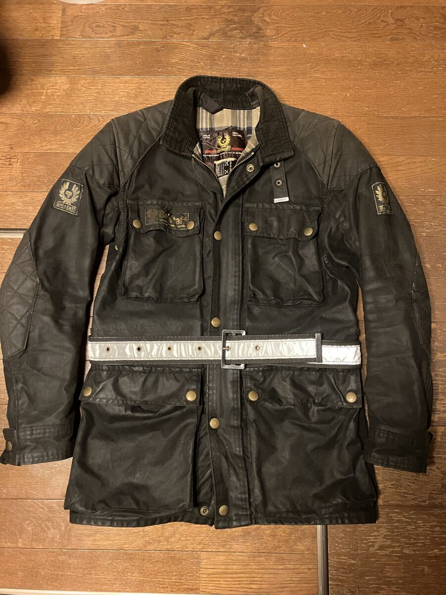 イギリス製 ビンテージ ベルスタッフ トライアルマスター Belstaff オイルドジャケット Barbour拍卖
