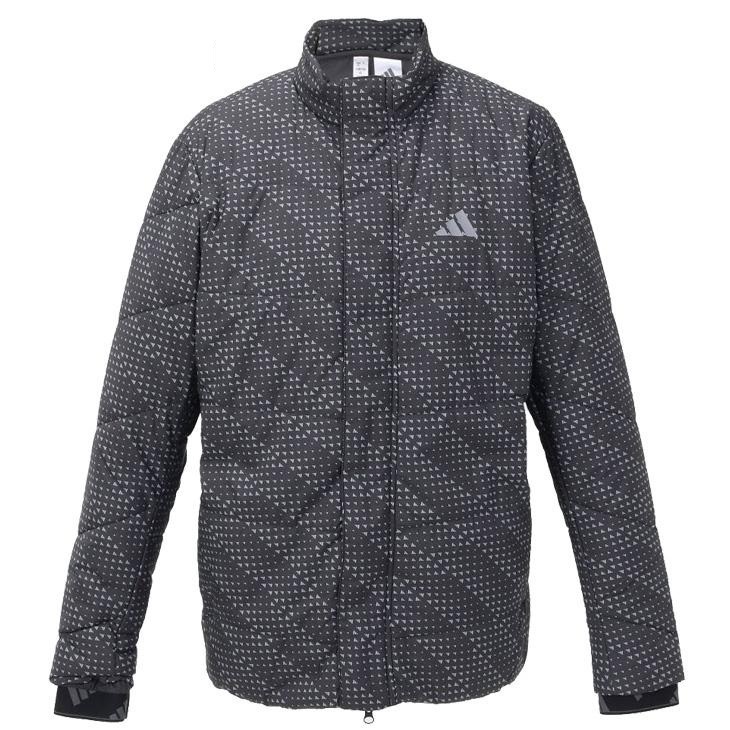 1・スピード発送 新品未使用 adidas Golf(アディダスゴルフ) 秋冬 BOSグラフィック 軽量保温 中綿ジャケット MKS21(ブラック) M拍卖