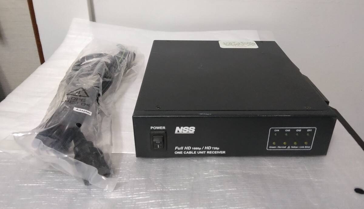NSS NSE904AVP UTC対応 AHDワンケーブル(電源重畳方式)用電源ユニット 4ch拍卖