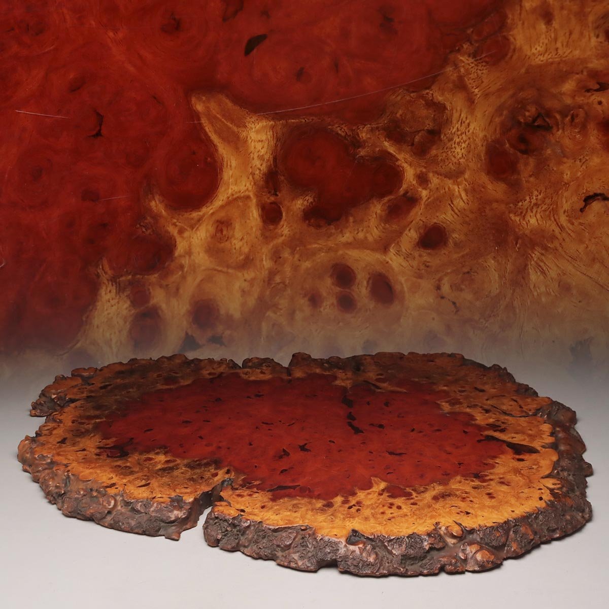 FE095 時代 重厚 花梨 玉杢 瘤杢 無垢材 一枚板 敷板 幅67.4cm / 重4.3kg・地板・花台・香炉台・飾台・底座・盆景台・盆樹台 古美術拍卖