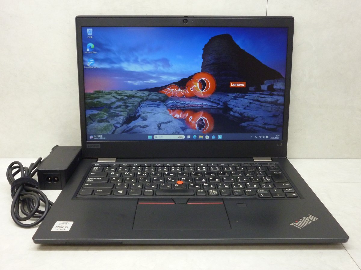 ☆1円☆第10世代☆Thinkpad L13 20R4-S24L00☆Core i5 1.60GHz/8GB/SSD256GB/無線/Bluetooth/カメラ/Office/Win11 DtoD領域☆拍卖
