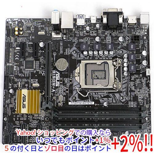 【中古】ASUS製 MicroATXマザーボード B150M-A拍卖