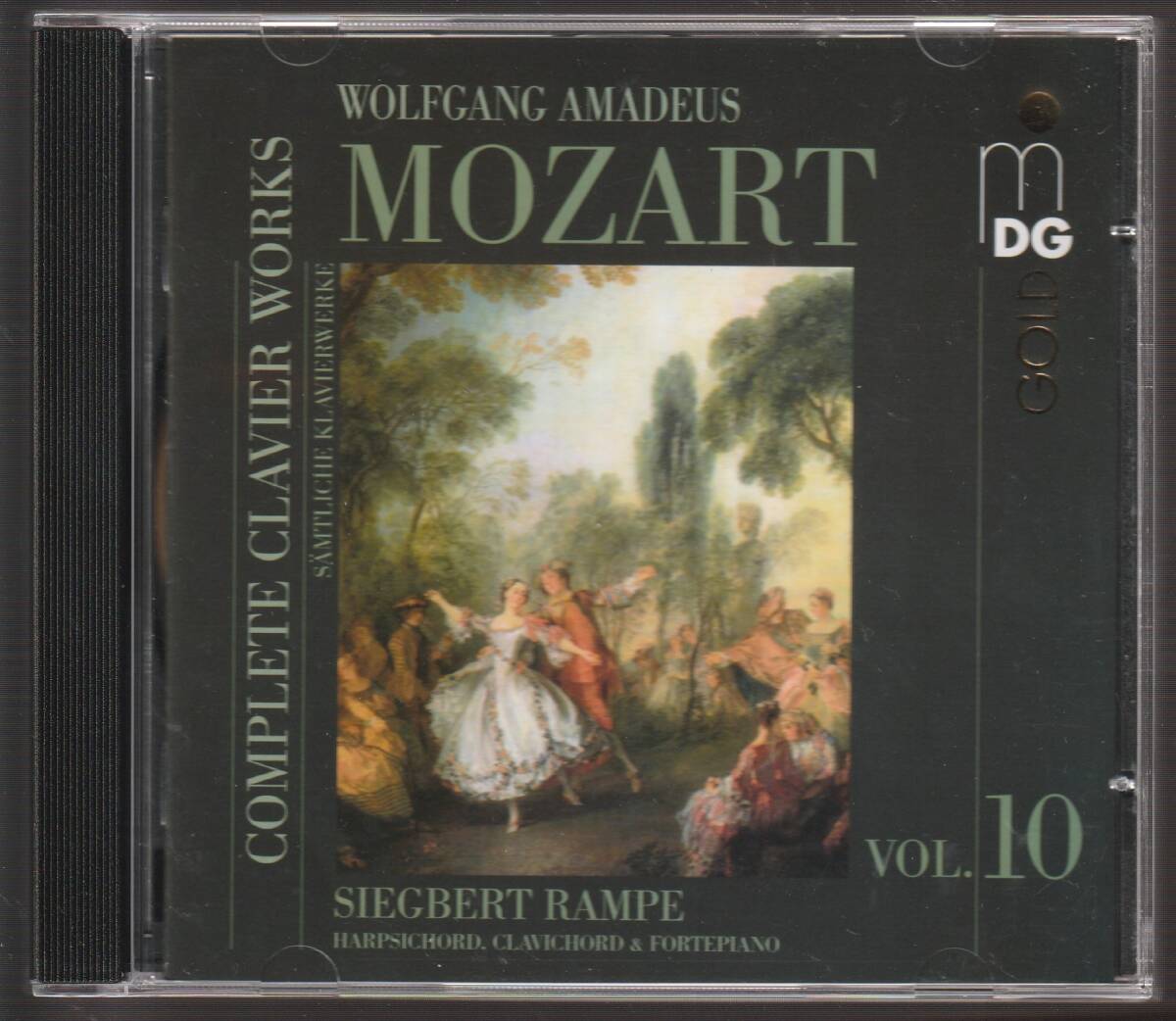 ゴールドCD ジークベルト・ランペ(ハープシコード,クラヴィコード,フォルテピアノ)/モーツァルト:ピアノ作品全集Vol.10 古楽拍卖