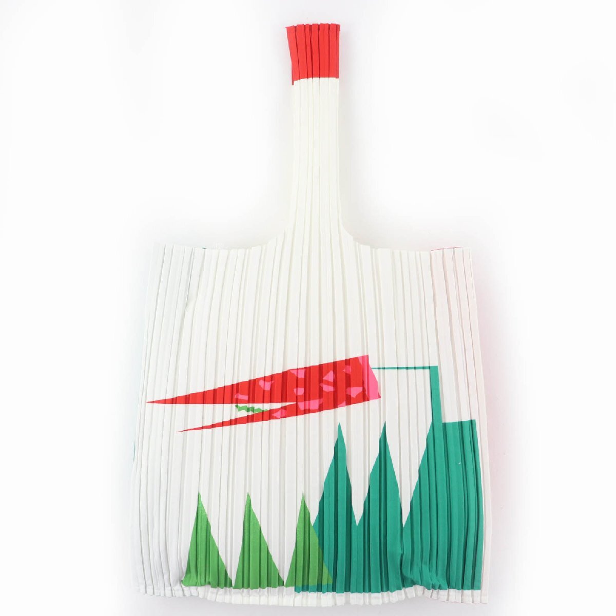 極美品☆IKKO TANAKA ISSEY MIYAKE イッコウタナカイッセイミヤケ PP07-AG721 プリーツバッグ ハンドバッグ マルチカラー 日本製拍卖