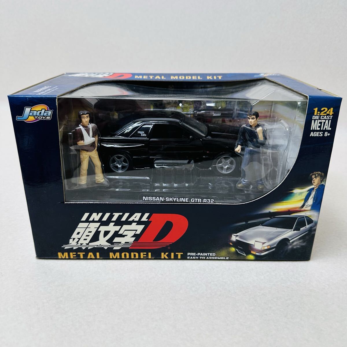 頭文字D Nissan Skyline GTR R32 Jada Initial D Model Kit拍卖