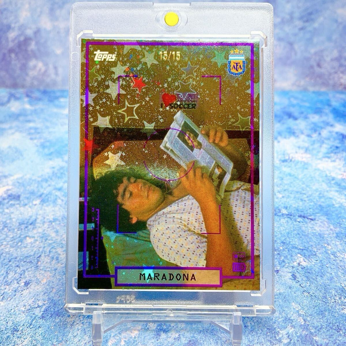 激レア【Diego MARADONA】15シリ ラストナンバー インサートパラレル Topps FOCUS Argentina ディエゴ・マラドーナ アルゼンチン legend拍卖