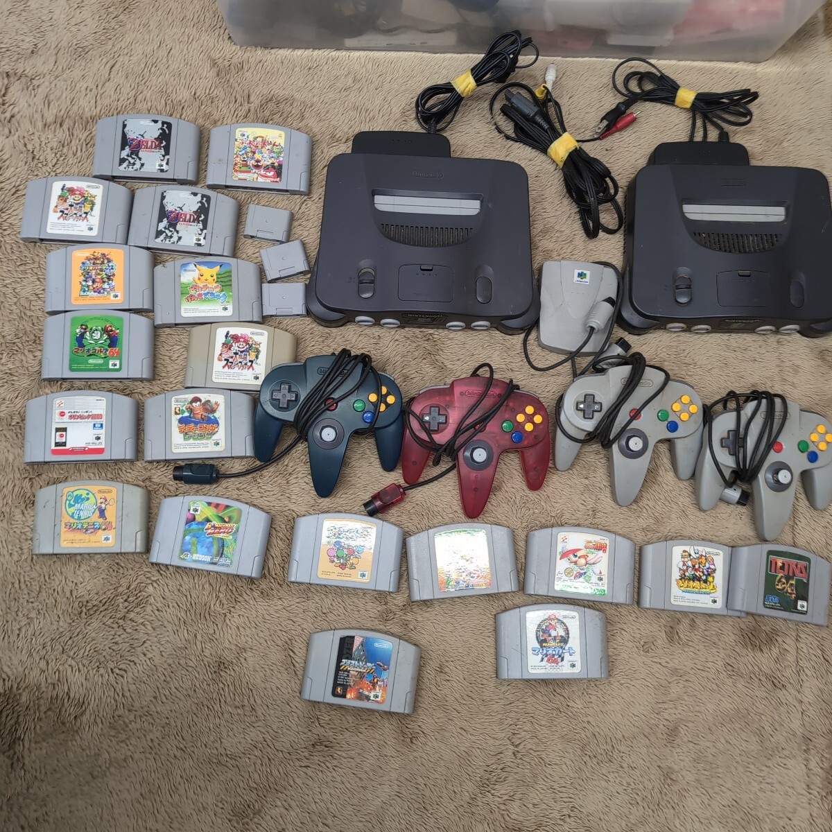 ニンテンドー64 任天堂 コントローラー Nintendo ソフト セット Nintendo64 N64 ニンテンドー まとめてセット全部1スタ1円スタート本体3台拍卖