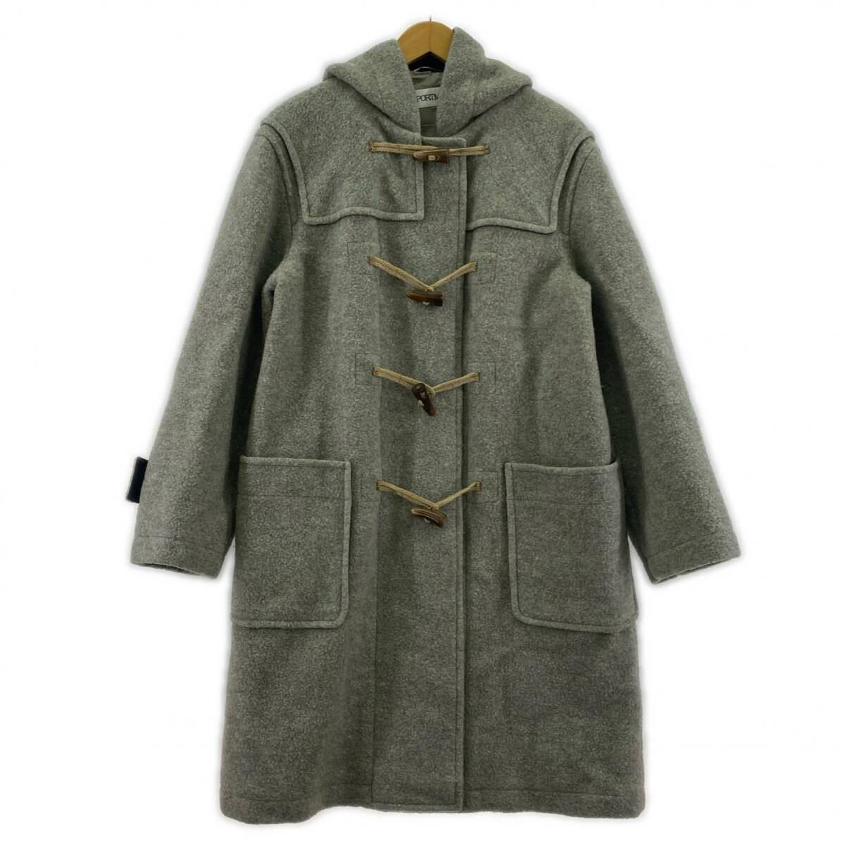 SPORTMAX スポーツマックス ウール混 ダッフルコート size42/グレー拍卖