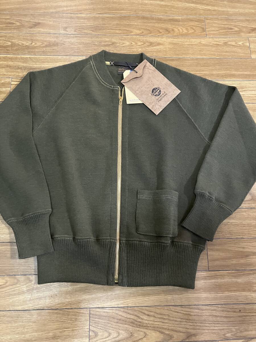 東洋エンタープライズBUZZ RICKSONS TYPE C-2 ZIPウールニット BR90259 01 38サイズ拍卖