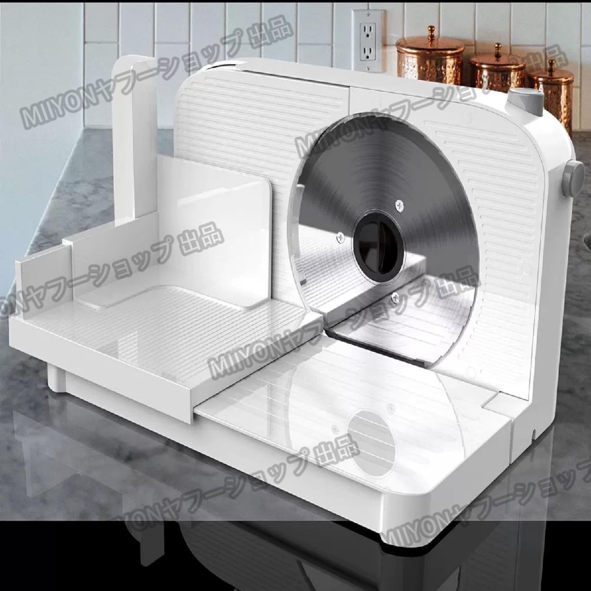 業務用ミートスライサー電動フードスライサー ミートスライサー しゃぶしゃぶ肉/パン/ハム/チーズ スライス厚さ 均一スライス lhw181拍卖