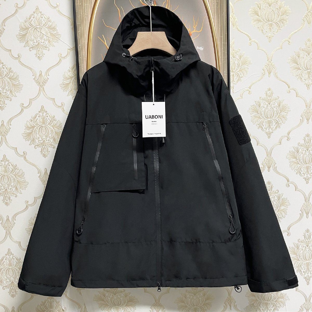 人気EU製&定価6万◆UABONI*Paris*マウンテンパーカー*ユアボニ*パリ発◆防風 防寒 耐久性 スポーティ アウトドア ジャケット 山登り L拍卖