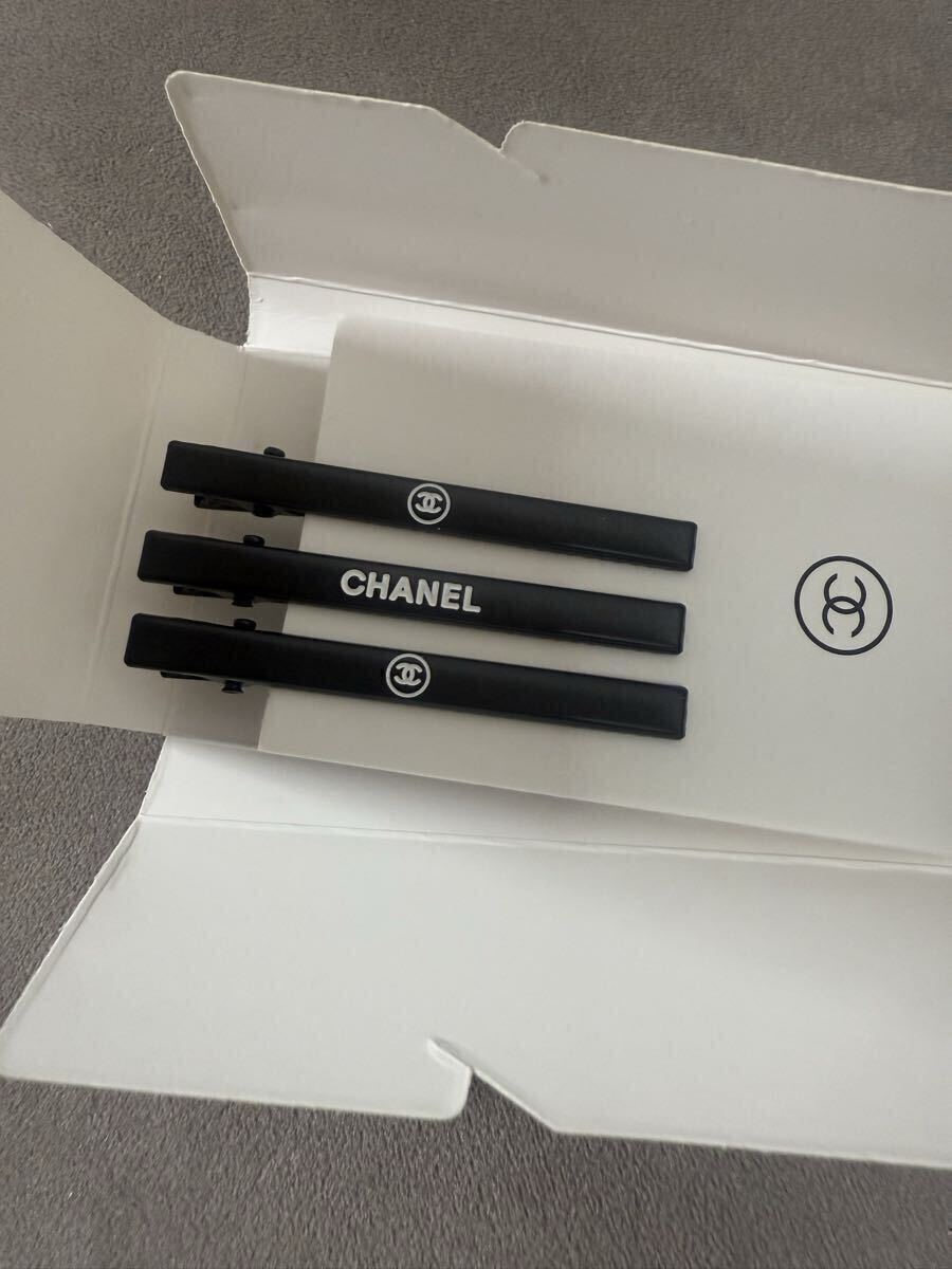 シャネル ノベルティ ヘアクリップ 髪留め ヘアピン 3個セット ココマーク.拍卖