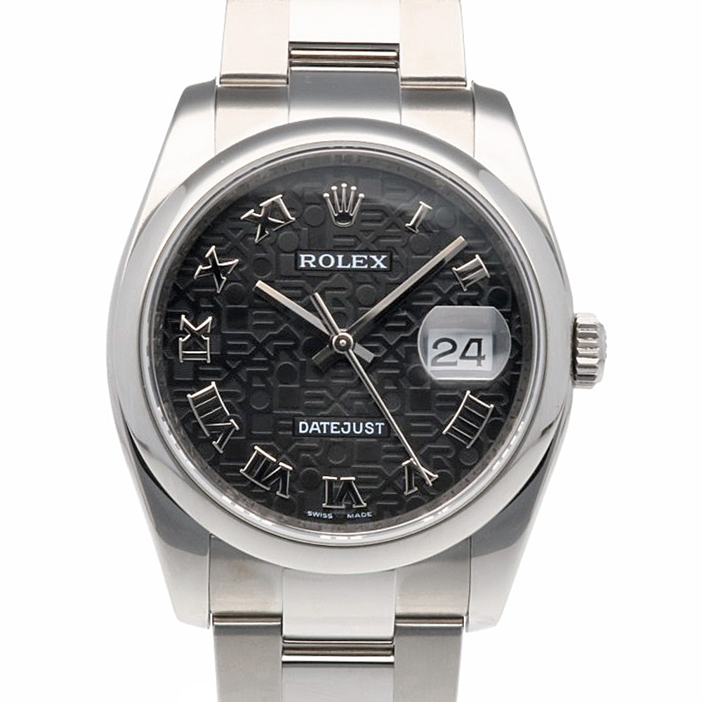 ロレックス デイトジャスト オイスターパーペチュアル 腕時計 ステンレススチール 116200 Z番 メンズ 1年保証 ROLEX 中古 美品拍卖