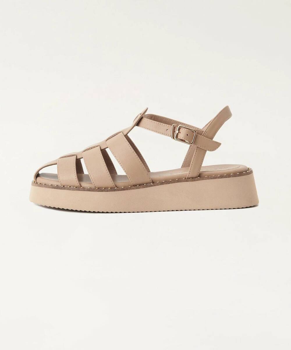 新品タグ付き UNITED ARROWS ユナイテッドアローズ Odette e Odile オデット エ オディール グルカサンダル ウェッジソール 厚底 24cm 24.0拍卖