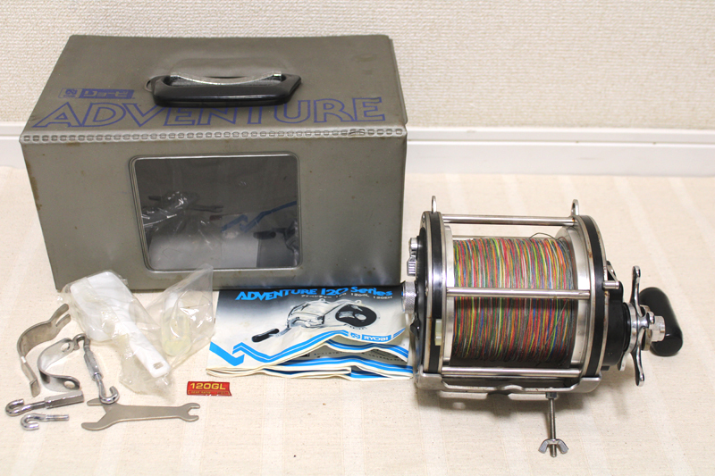 RYOBI ADVENTURE 120GL フィッシングリール リョービ アドベンチャー 釣り具 魚釣り ジャンク拍卖