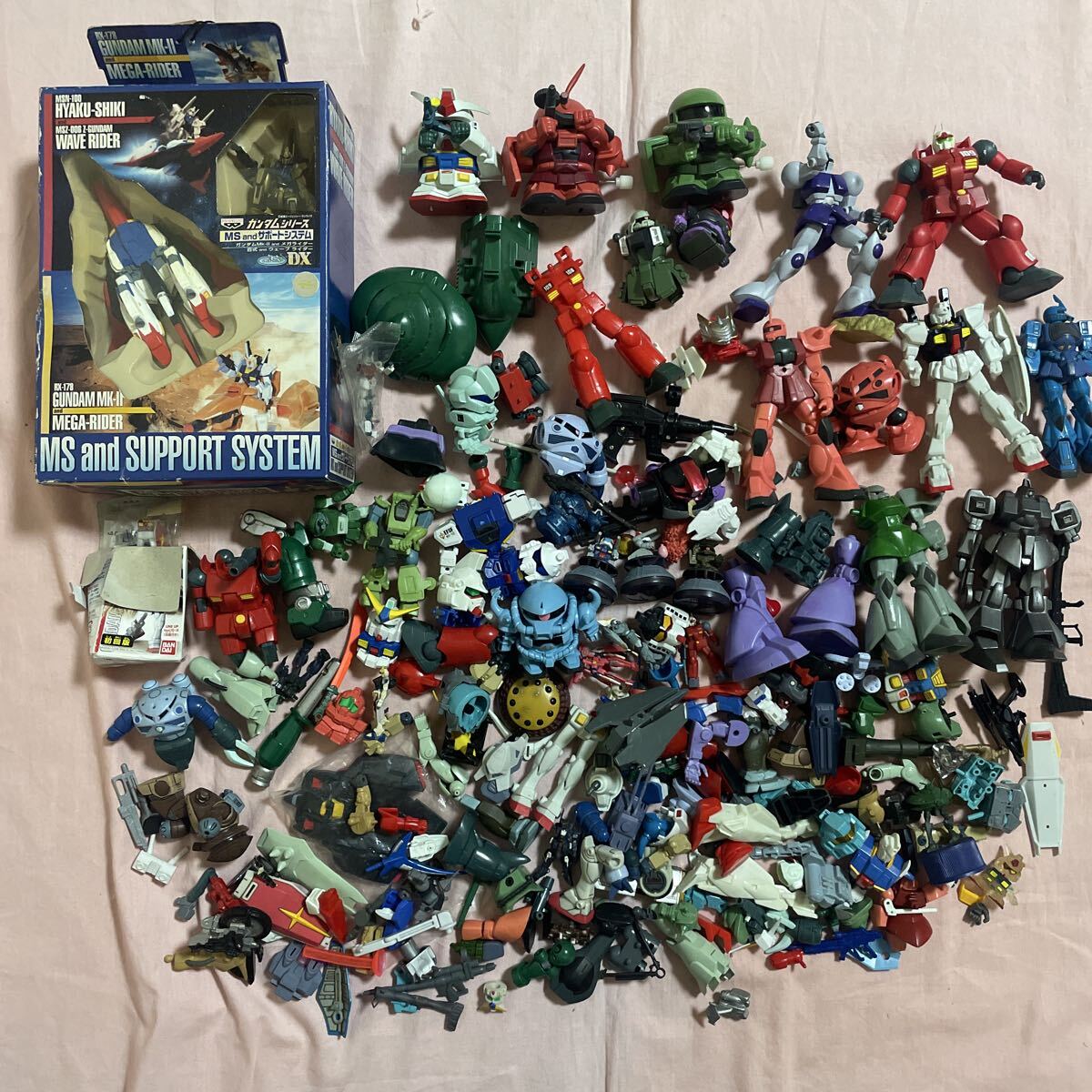 ジャンク 破損 欠品 機動戦士ガンダム SDガンダム プラモデル フィギュア パーツ取り プライズ BB戦士 まとめ拍卖
