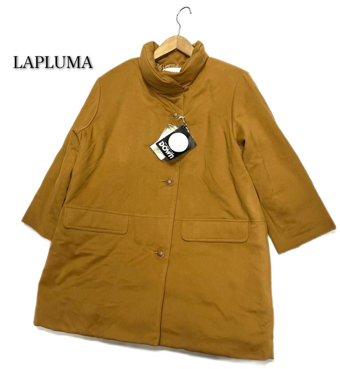 LAPLUMA★ラプルマ★(F)水鳥羽毛100% ダウンコート/ベージュ系 未使用拍卖