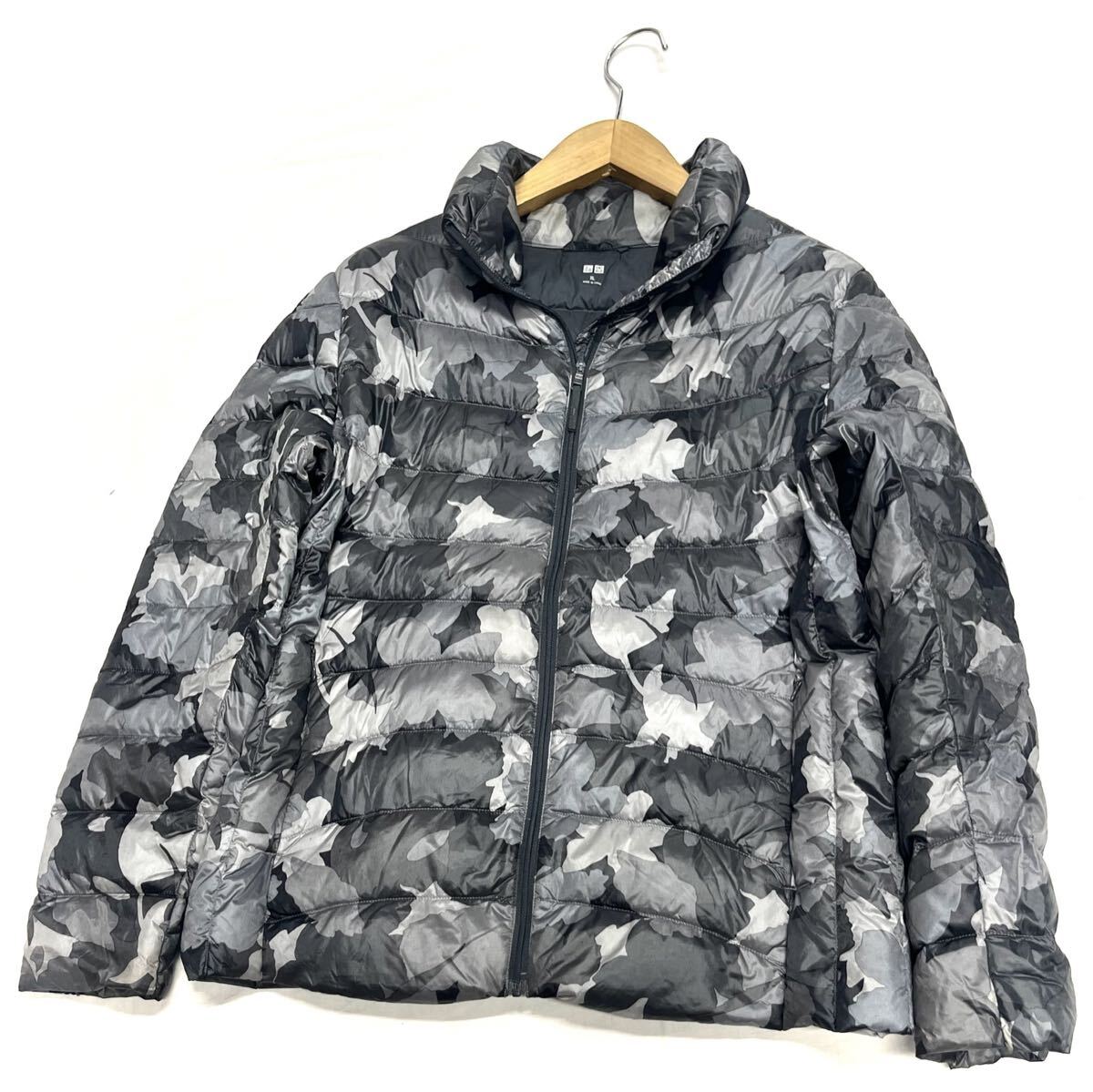 UNIQLO★ユニクロ★(XL)221-159532ウルトラライトダウンジャケット/ 迷彩 カモフラ拍卖
