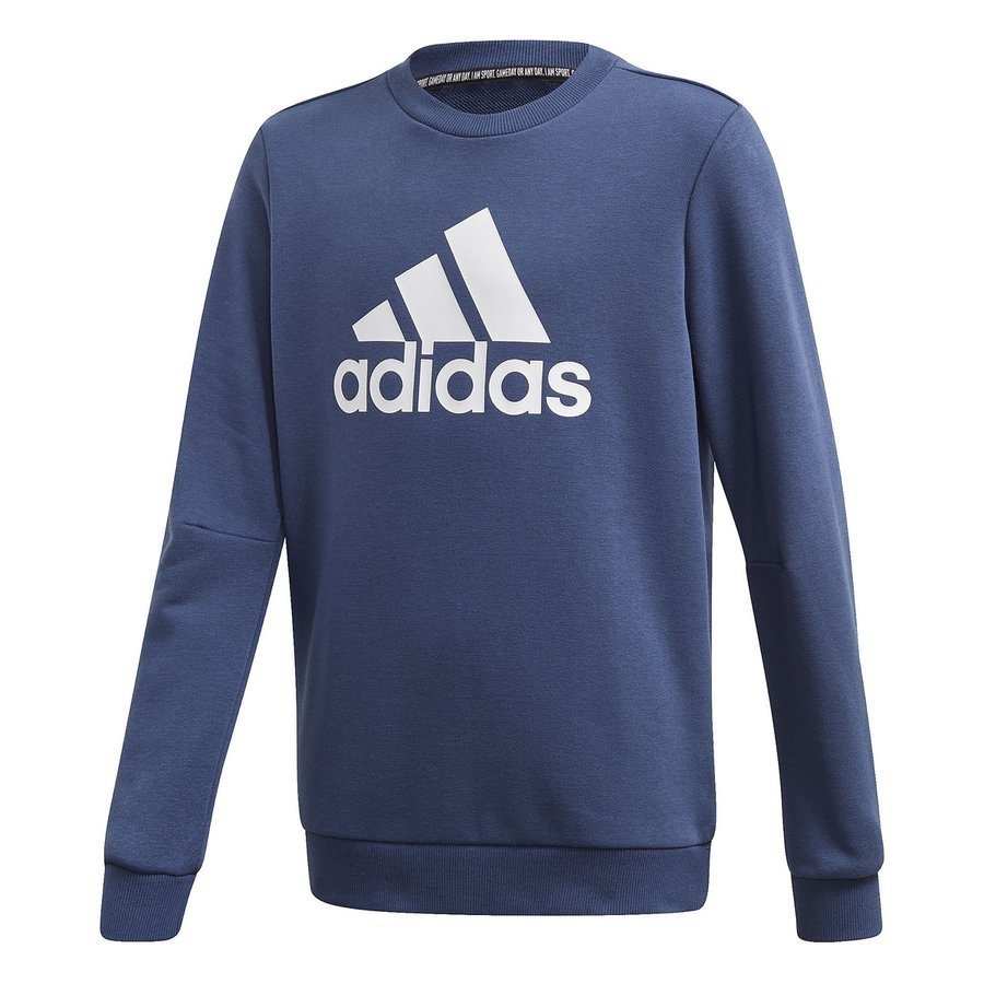 新品 140 ★ adidas アディダス キッズ トレーナー GSV86 テックインディゴ ユース ジュニア マストハブ クルー スウェットシャツ FM6446拍卖