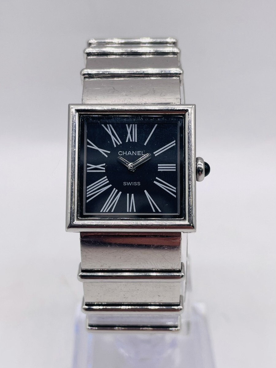 【現状品】CHANEL シャネル マドモアゼルH0826 腕時計 時計 レディース 女性用 ブランド ハイブラ 小物 クォーツ テスター反応 未稼働品拍卖