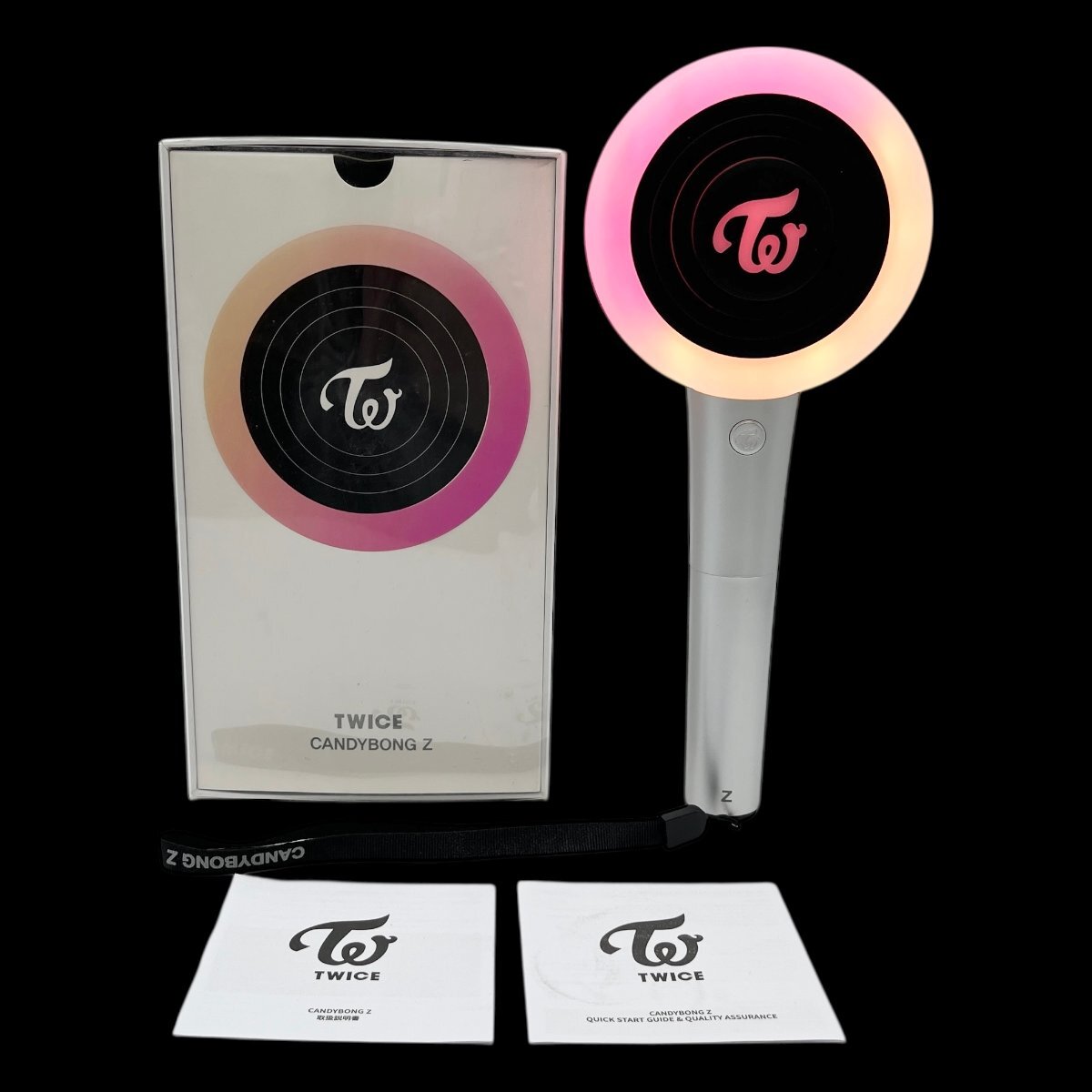 TWICE トゥワイス ペンライト CANDY BANG Z 旧式 公式ペンライト 箱付き 通電確認済み 中古品 80サイズ 蘇さ(BBY2266)拍卖