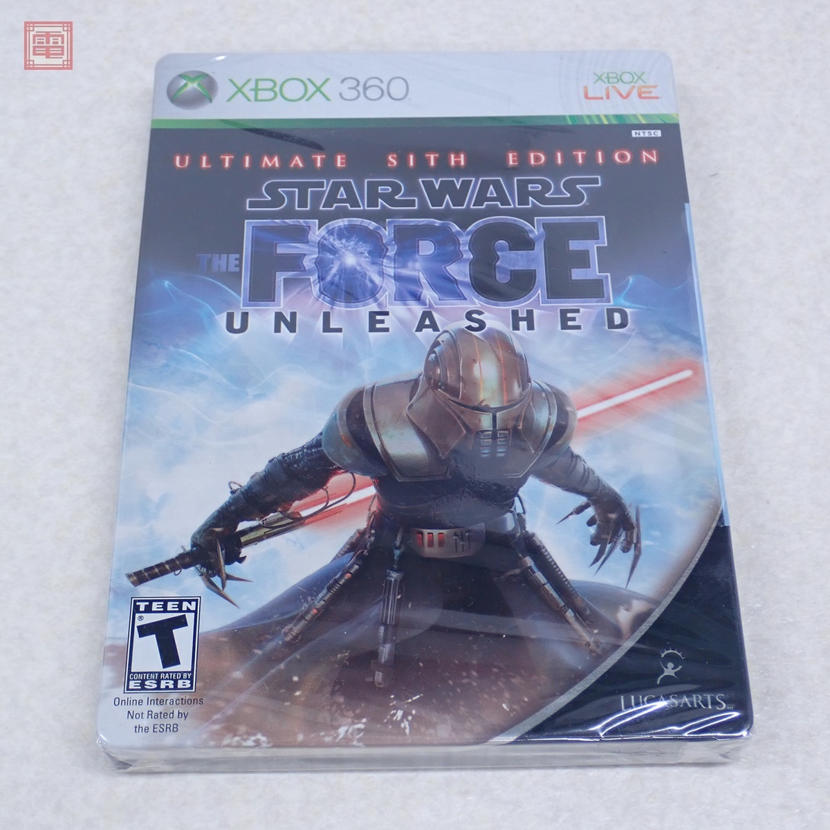 未開封 XBOX360 北米版 海外版 STAR WARS THE FORCE UNLEASHED ULTIMATE SITH EDITION LUCAS ARTS【PP拍卖
