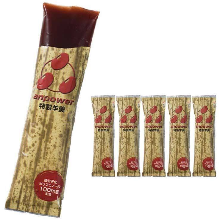 anpower アンパワー ようかん 6個セット 低分子ポリフェノール BCAA 配合 約100kcal 京菓子處 鼓月 スポーツ 羊羹 ネコポス発送可拍卖