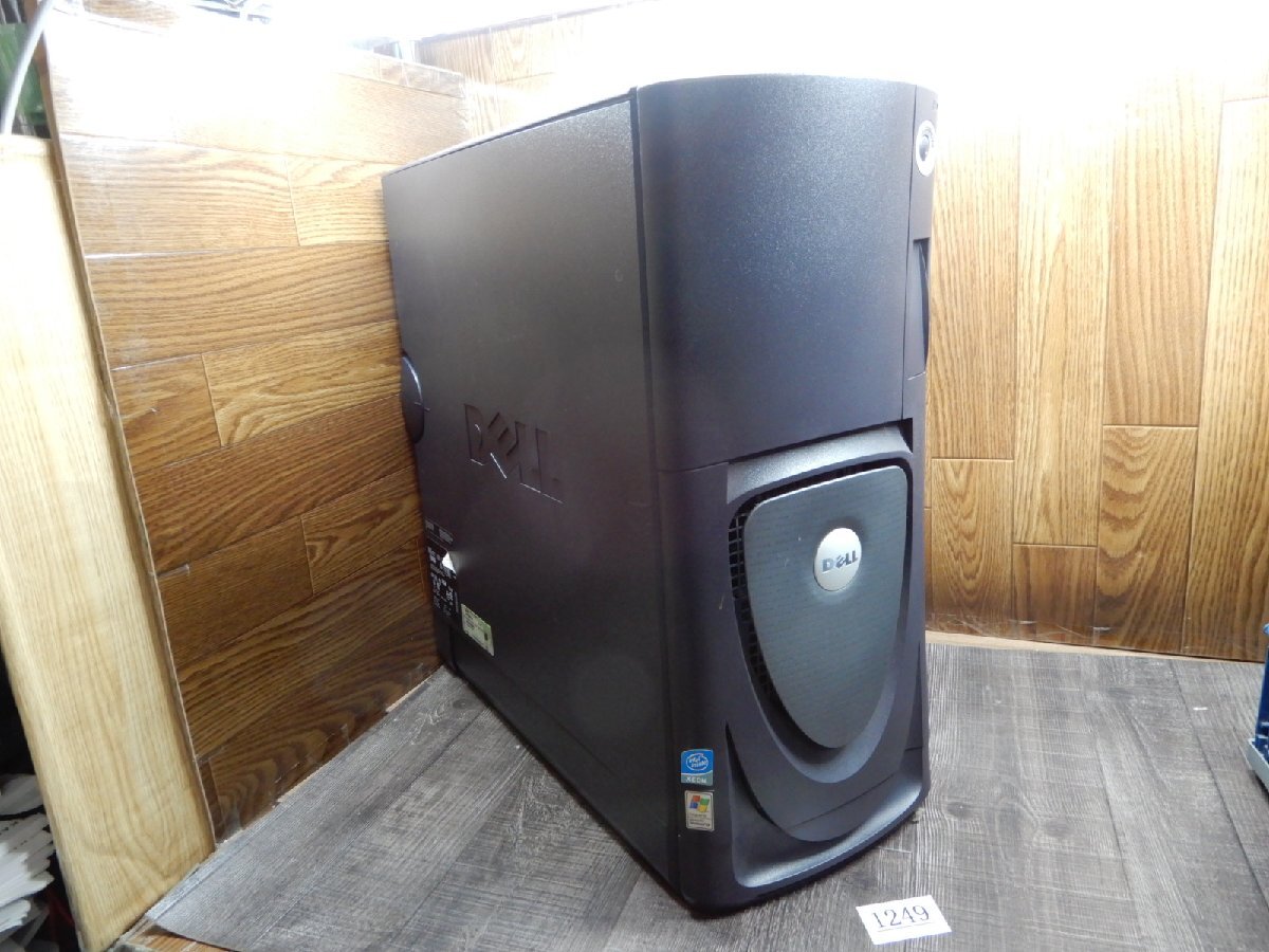 1249☆希少品☆Windows Xp プロ インストールメディア付★Xeon2.8★DVDRW★HDD250GB☆メモリ2GB★タワー型パソコン★DELL☆Precision 670拍卖